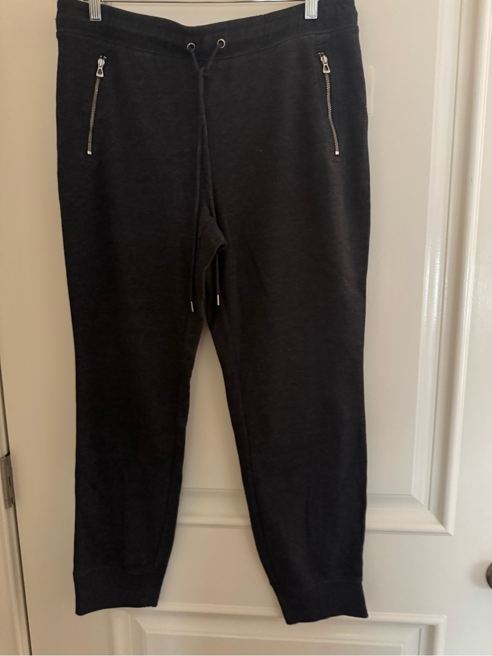 GAP Men's Black Sweat Joggers with Zip Pockets